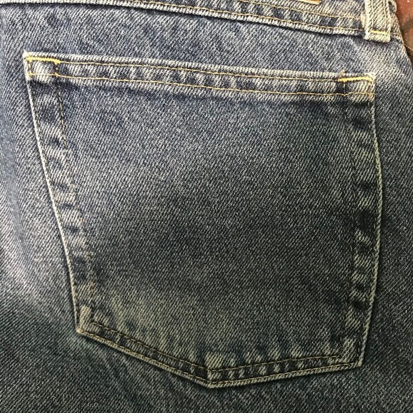 Cabela's Blue Jeans Men's Size 42x28 Brown Flannel Lined Relaxed Denim High Rise - Picture 8 of 11